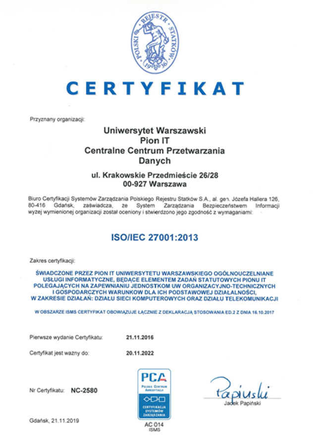 ISO27001:2013